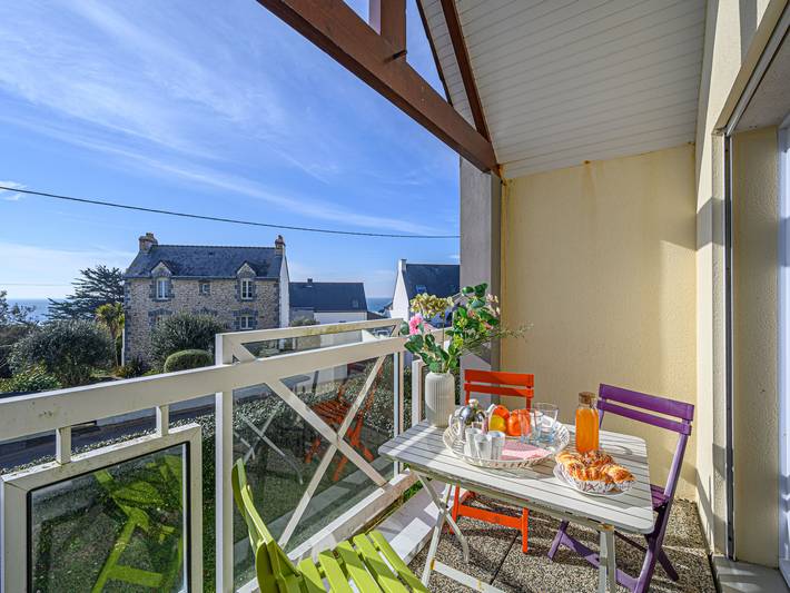 Location de vacances pour 5 personnes, avec balcon à Quiberon
