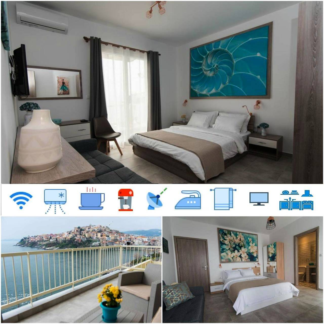 Ganze Wohnung, Studio with Courtyard View in Kavala, Kavala Region