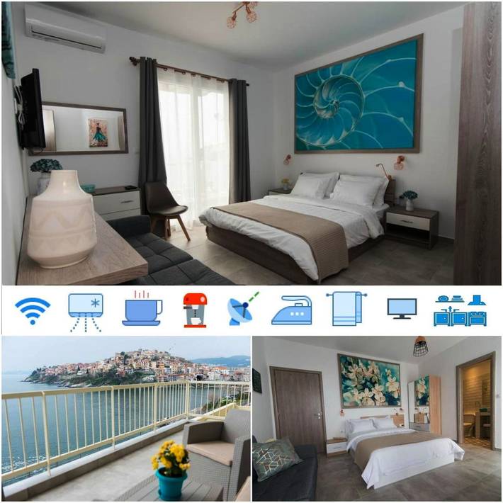 Ferienwohnung für 4 Personen, mit Balkon in Kavala Gemeinde - 3