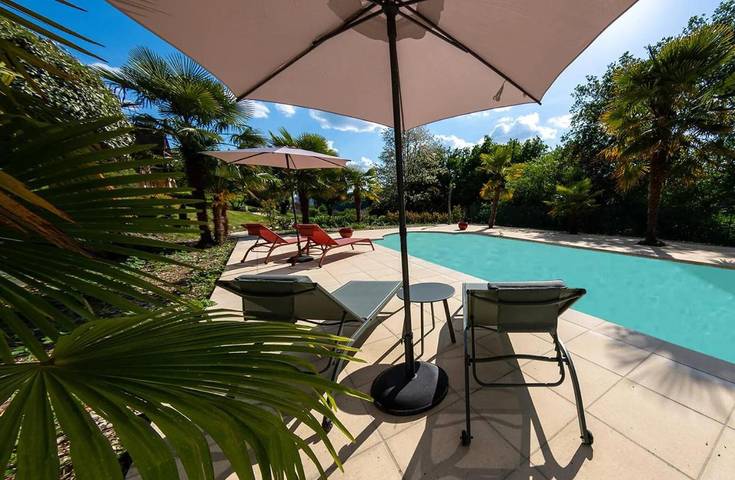 Chambre d’hôte pour 2 personnes, avec vue et piscine ainsi que terrasse et jardin à Carlux - 4