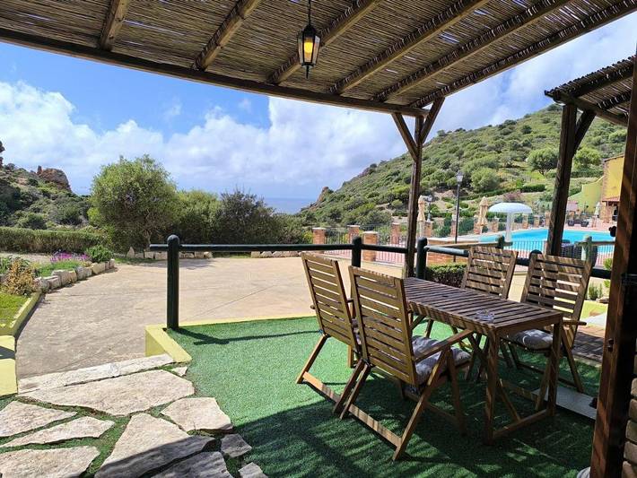 Ferienwohnung für 4 Personen, mit Garten und Pool sowie Ausblick - 1