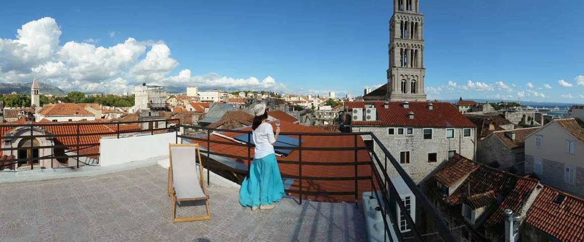 Pension voor 3 personen, met terras in Split