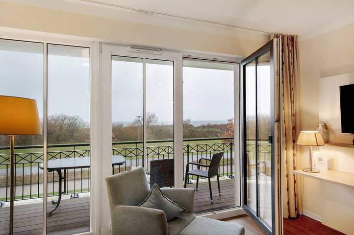 Ferienwohnung für 4 Personen, mit Balkon und Sauna sowie Seeblick in Börgerende-Rethwisch - 3