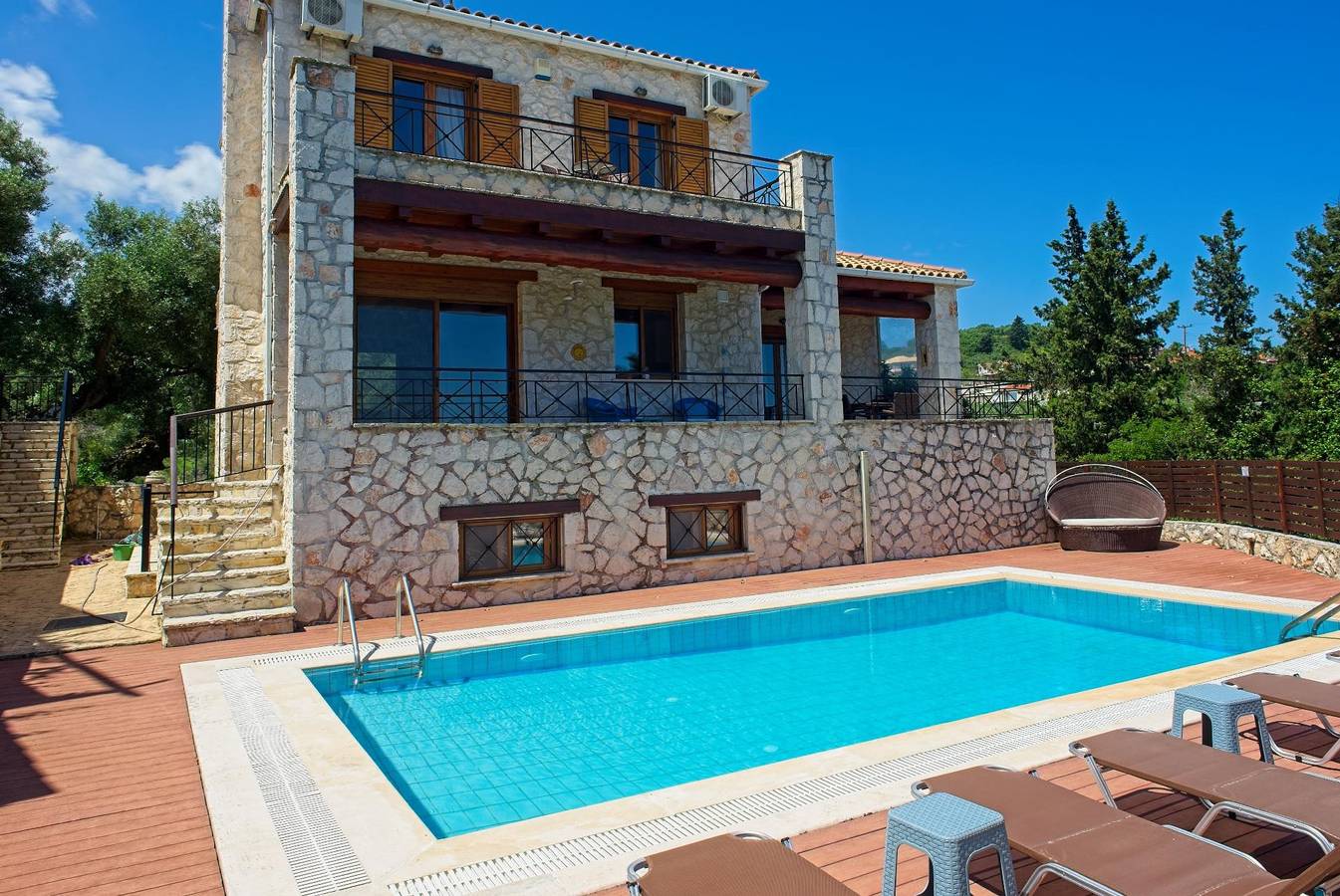 Ferienhaus "Villa Petalouda" mit eigenem Pool in Tragaki, Zakynthos