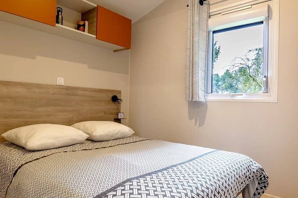 Zecamping 3* chiens acceptés jacuzzi mobil-home Tv Bbq 27m2 4 pers in Pordic, Côte de Goëlo