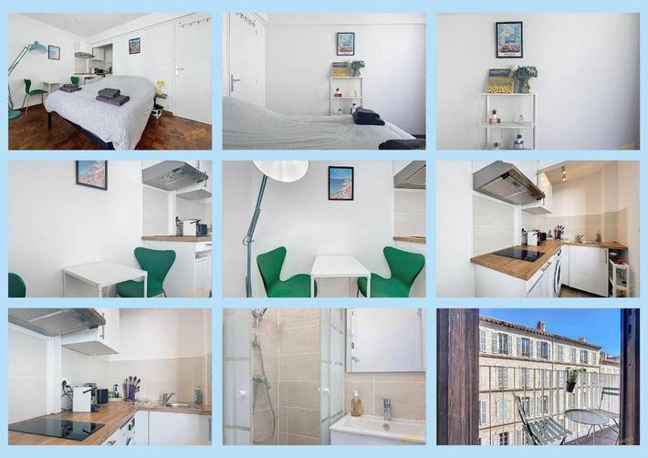 Gîte pour 2 personnes, avec balcon dans Gare De Marseille Saint Charles - 2