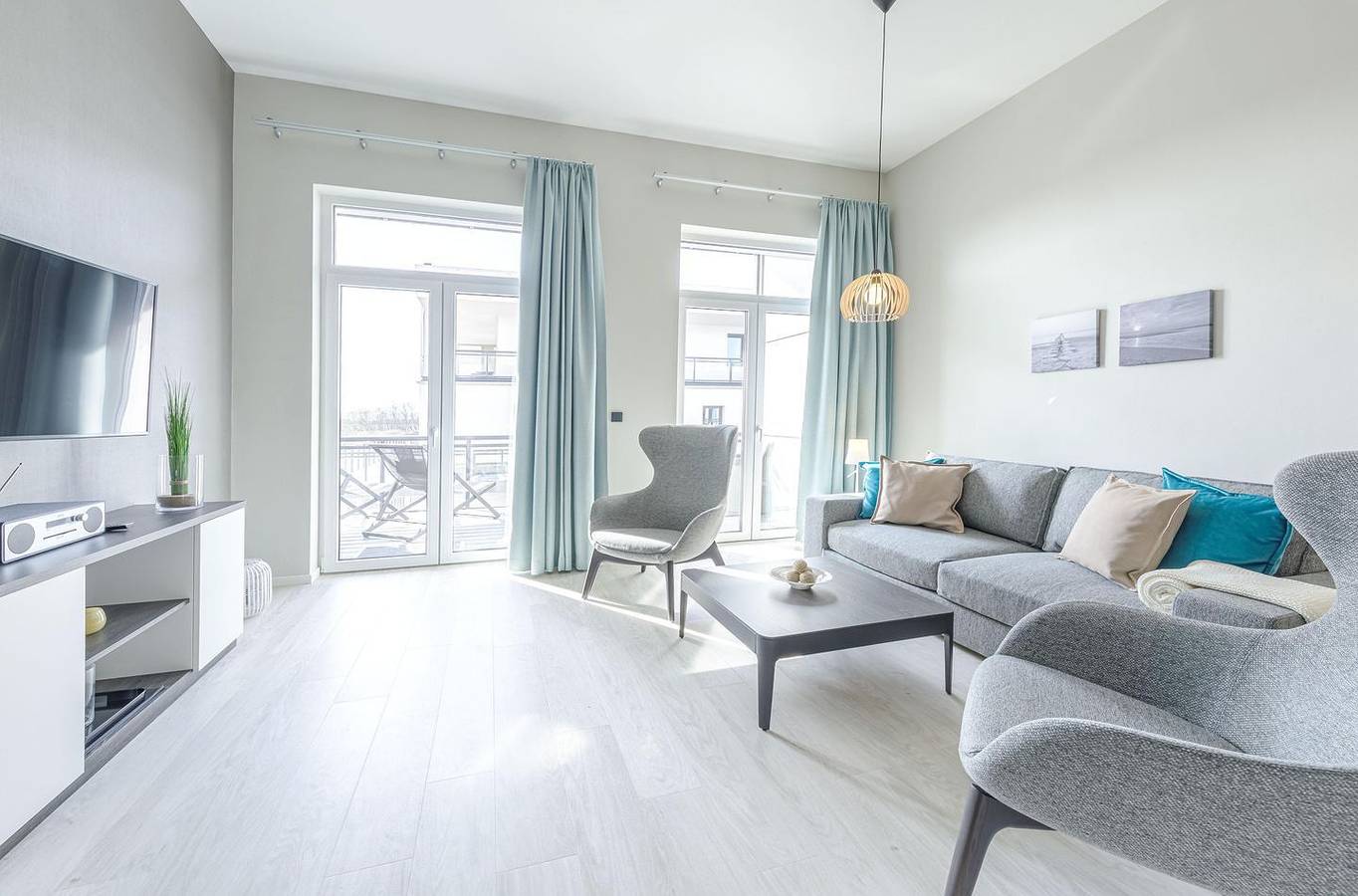 Ganze Wohnung, Ferienwohnung Piratensuite in der Apartmentanlage Zwei Wasser mit Westbalkon in Wustrow, Fischland