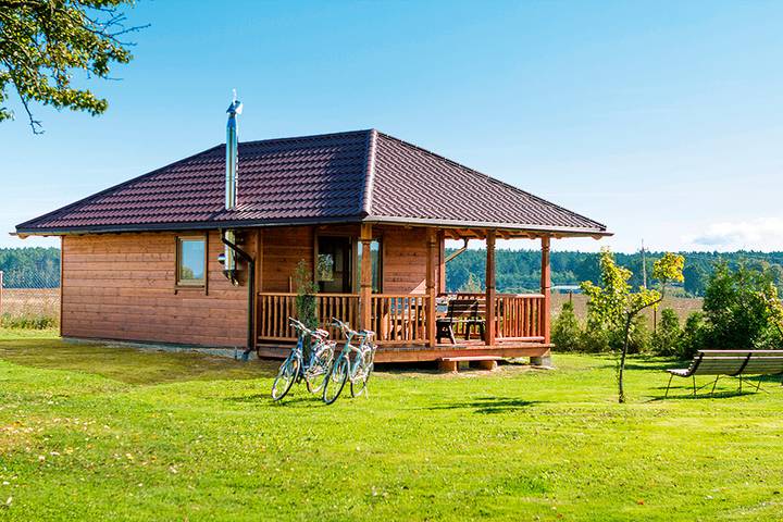 Ferienhaus für 6 Personen, mit Terrasse und Garten, mit Haustier in Polen