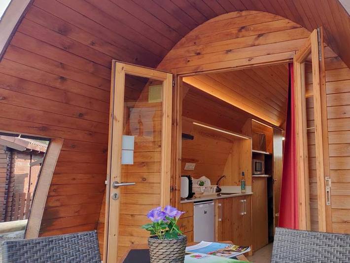 Camping Prades Park - Bungalow 2 personen - Bungalow Iglú in Prades (Spanien), Baix Camp