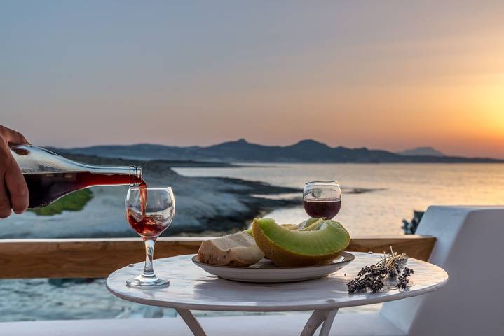 Hôtel pour 3 personnes avec vue sur l’océan in Gournado-Fylakopi