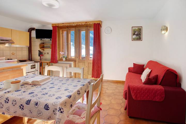 Apartament wakacyjny dla 4 osób, z Balkon i Ogród w Prowincja Sondrio