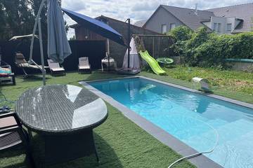 Gîte pour 12 personnes, avec jacuzzi à Lutterbach