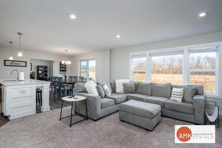 Vacation home for 7 people, with terrace and yard in Lake Michigan