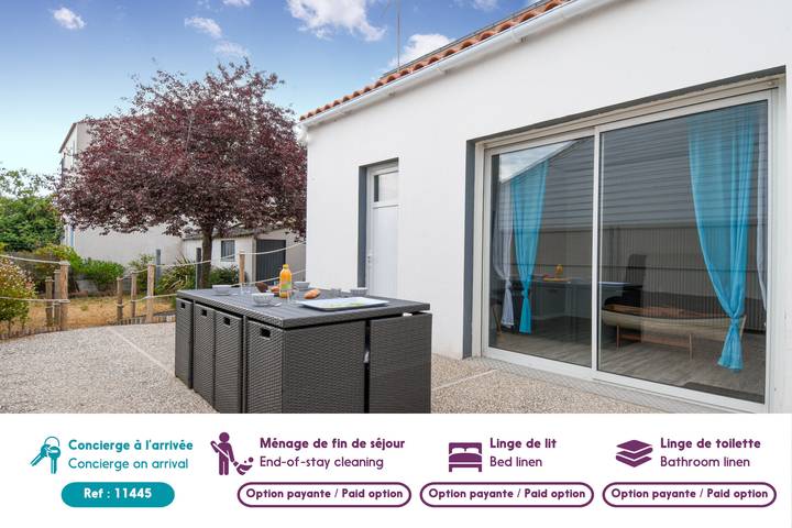 Location de vacances pour 7 personnes, avec jardin et terrasse à La Barre-de-Monts - 3