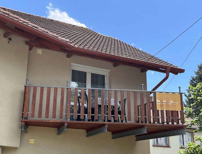 Ferienwohnung für 4 Personen, mit Balkon und Garten in Zamardi - 3