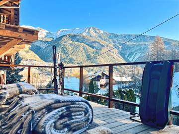 Gîte pour 3 personnes, avec terrasse dans Serre Chevalier