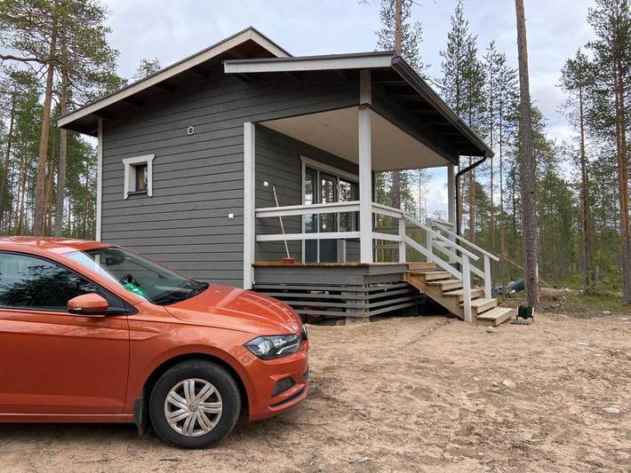 Chalet pour 2 personnes, avec terrasse ainsi que sauna et vue à Rovaniemi