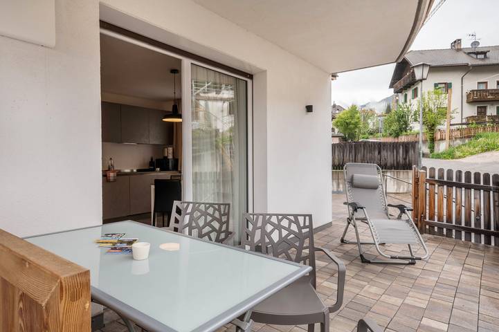 Ganze Wohnung, Appartement "Cater Residence Bun Sté" mit Bergblick, Sauna & Garten in San Vigilio di Marebbe, Enneberg