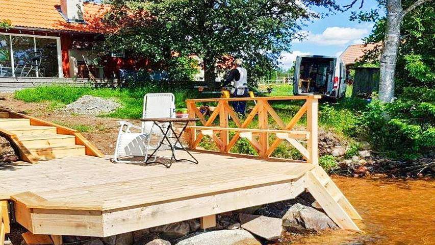 Ferienhaus für 3 Personen, mit Terrasse und Sauna, mit Haustier - 1