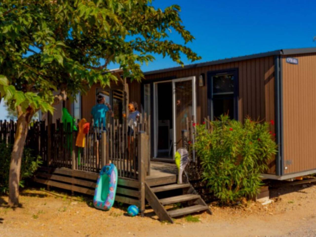 Mobilheim mit Klimaanlage - 6 Pers. in Balaruc-les-Bains, Mittelmeerküste (Frankreich)