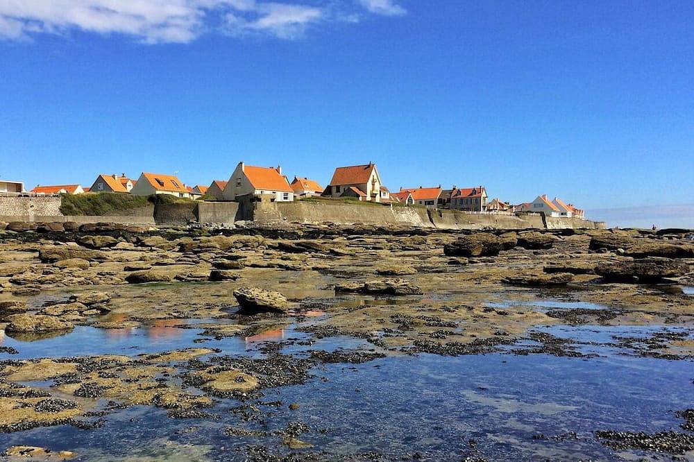 Ferienhaus-Familie-Village côtier-Meerblick-Ensuite mit Badewanne und Dusche in Audresselles, Boulogne-sur-Mer und Umgebung