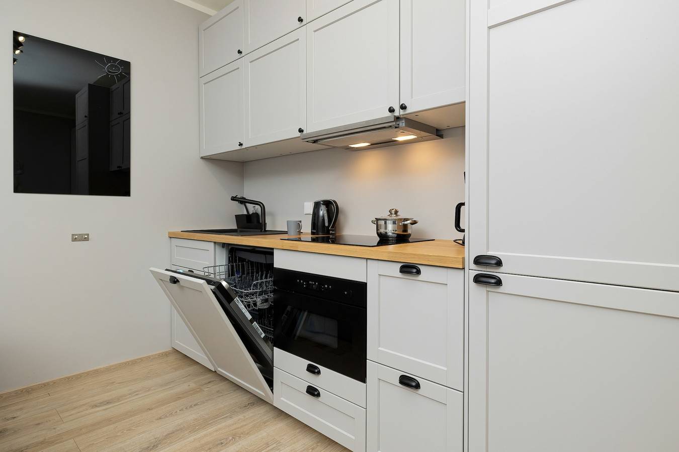 Ganzes Studio, Studio für 4 Personen mit Balkon/Terrasse in Pobierowo, Powiat gryficki