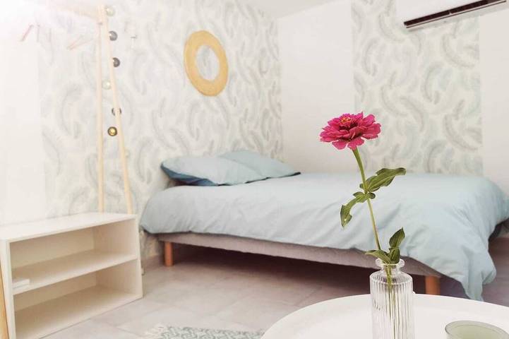 Appartement de vacances pour 4 personnes, avec Terrasse et Jardin