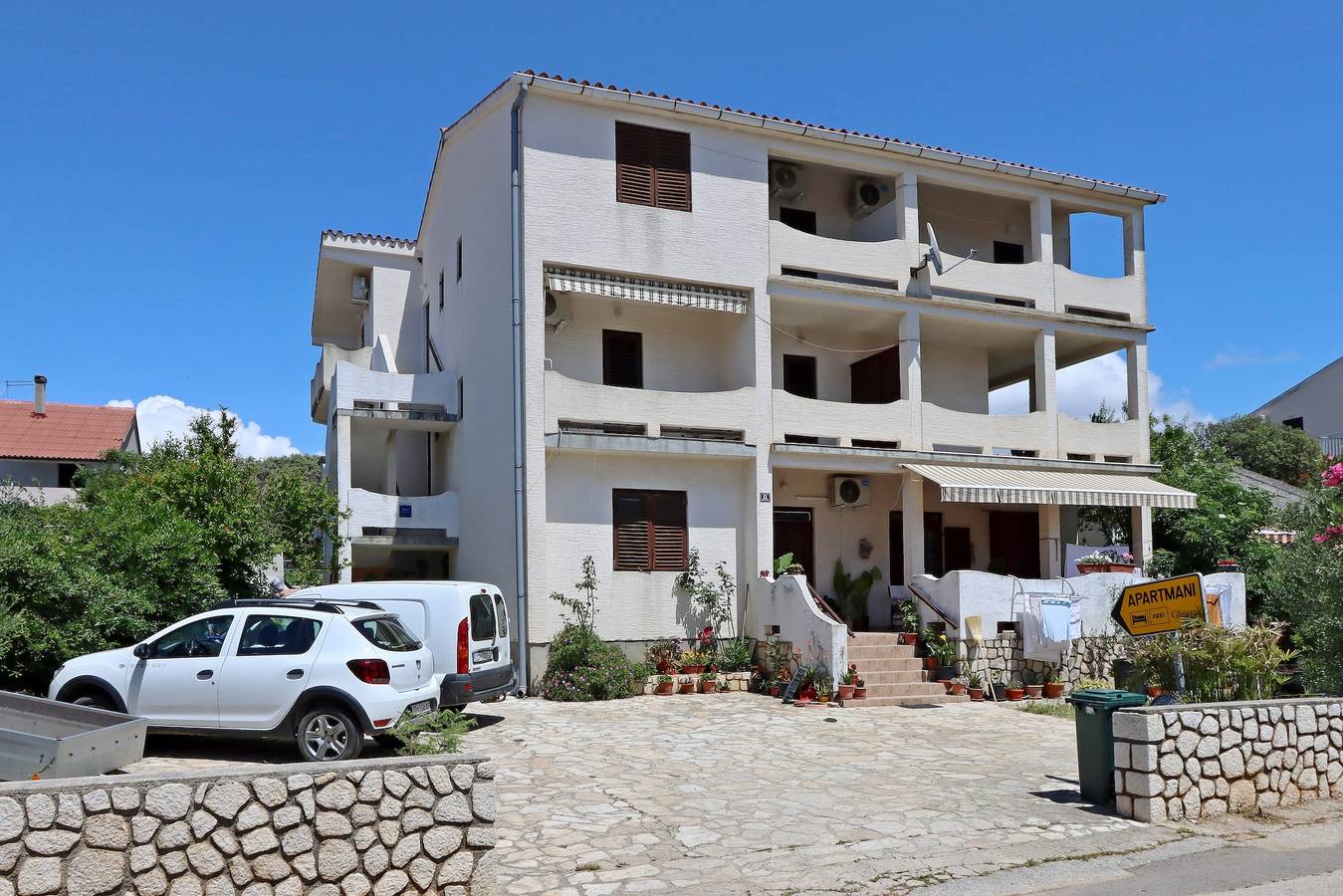 Cały apartament, Dwupokojowy apartament z tarasem i widokiem na morze Mandre, Pag A-3084-c in Mandre, Pag (Wyspa)