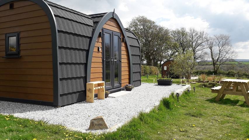 Studio für 2 Personen, mit Terrasse und Garten in Cornwall
