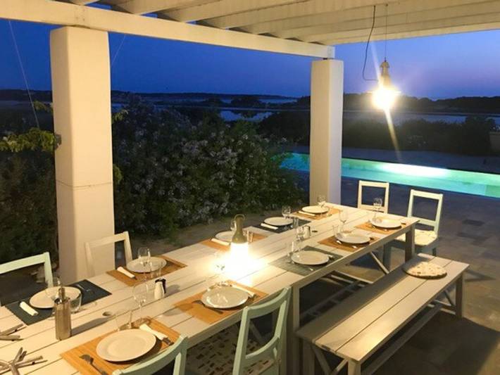 Villa pour 10 personnes, avec piscine et terrasse ainsi que vue sur l’océan et jardin, animaux acceptés dans Naxos - 4