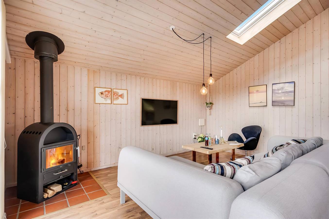 Stunning home in Thisted w/ Sauna, Wifi and 3 Bedrooms in Klitmøller, Thy Nationalpark