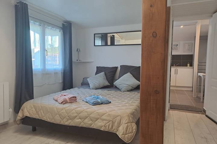 Gîte pour 2 personnes, avec piscine et jardin, adapté aux familles à Audenge - 4