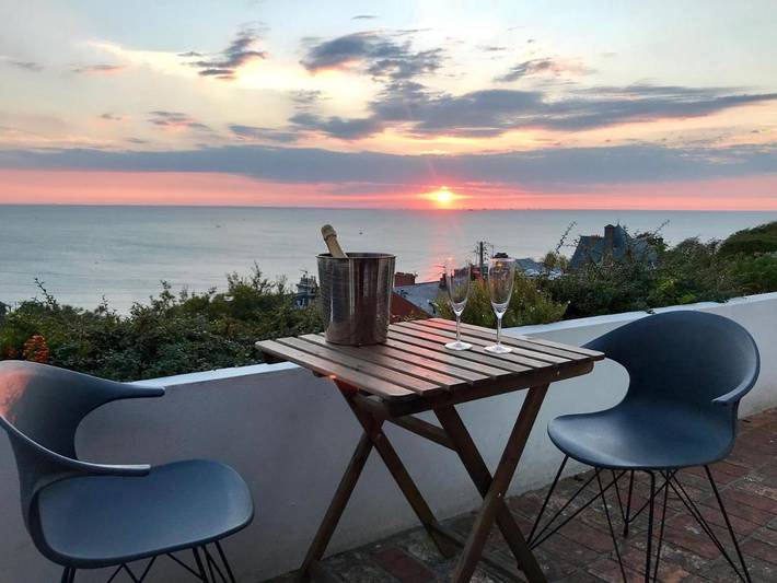 Location de vacances pour 2 personnes, avec Terrasse et Vue à Sainte-Adresse