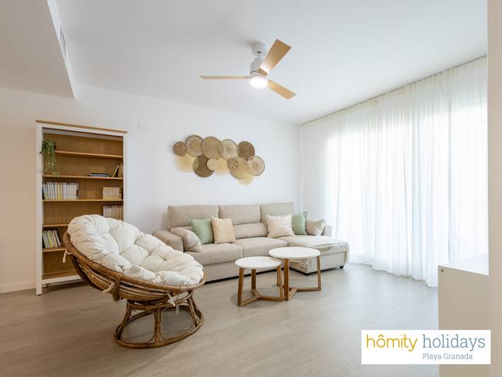 Vakantiewoning voor 5 personen, met uitzicht en terras, kindvriendelijk in Motril