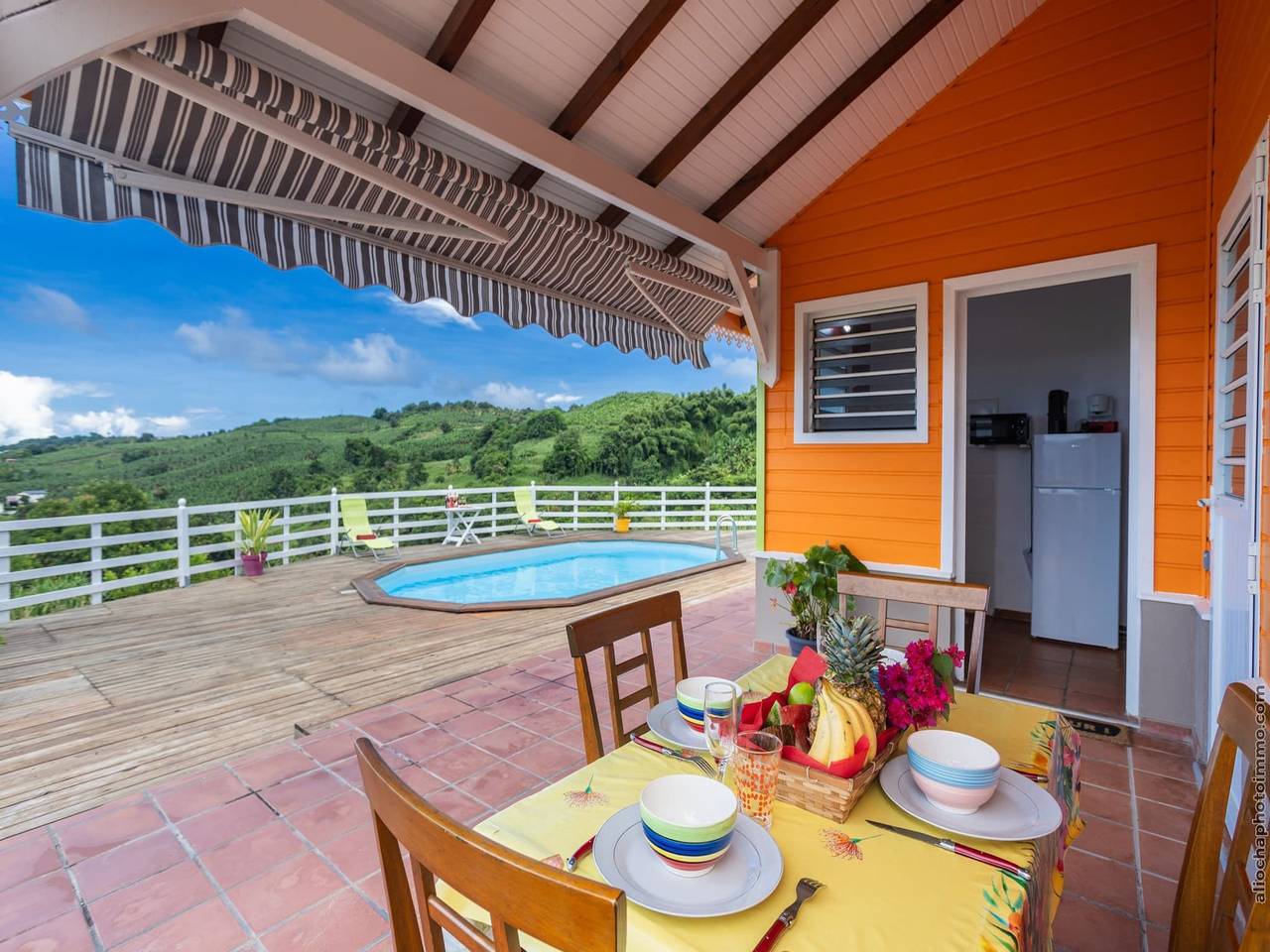 Bungalow écologique dans une nature luxuriante in Sainte-Marie, Martinique