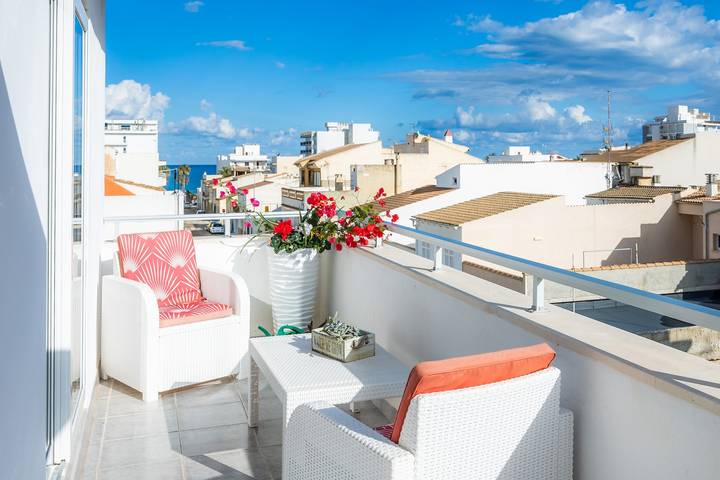 Ferienwohnung für 4 Personen, mit Balkon und Kinderpool in Can Picafort - 3