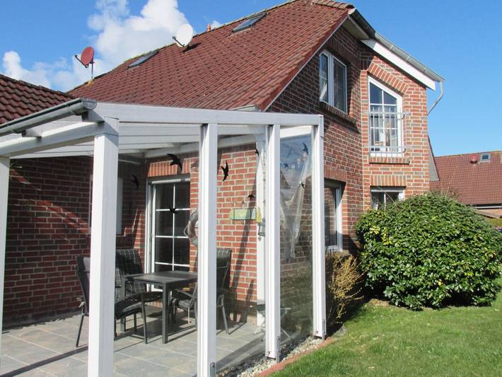 Ferienhaus für 4 Personen, mit Terrasse und Sauna, mit Haustier in Neßmersiel
