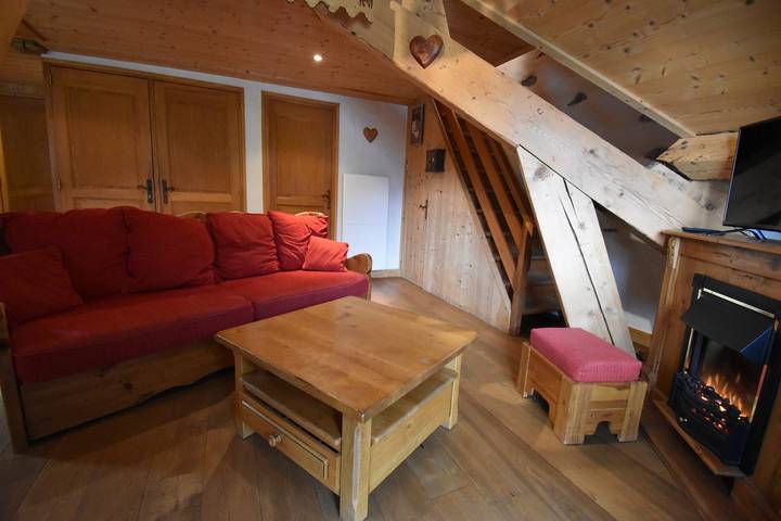 Ganze Wohnung, Ferienwohnung für 7 Personen mit Balkon in Vaujany, Nationalpark Écrins