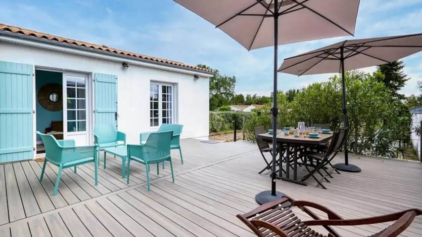 Gîte pour 10 personnes, avec Terrasse et Jardin à Saint-Trojan-les-Bains