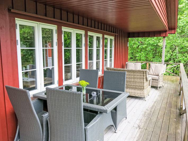 Ferienhaus für 6 Personen, mit Terrasse und Garten sowie Seeblick in Telemark - 2