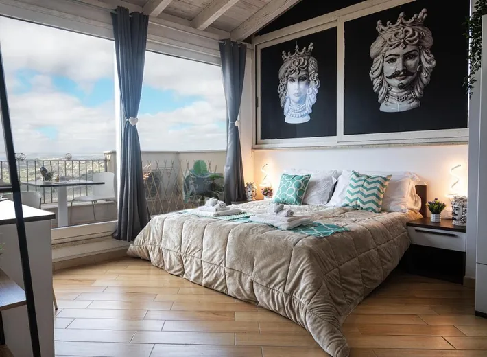 Bed and breakfast per 2 persone, con terrazza e panorama - 1