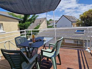 Gîte pour 4 personnes, avec terrasse dans Plage Saint-Martin