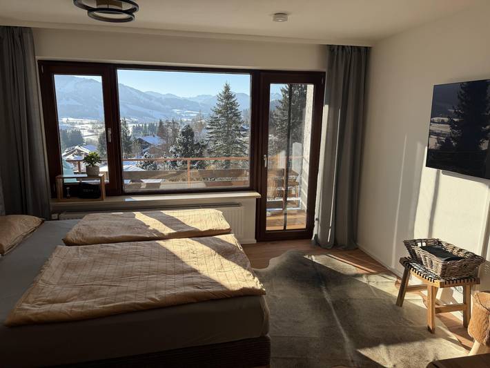 Ganze Ferienwohnung, Ferienwohnung Bergblick mit Balkon in Oy-Mittelberg, Bayerisch Schwaben