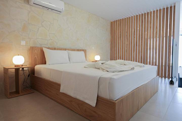 Apartament wakacyjny dla 2 osób, z balkon i widok w Pafos