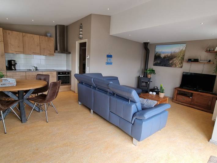Ferienhaus für 3 Personen, mit Terrasse und Garten