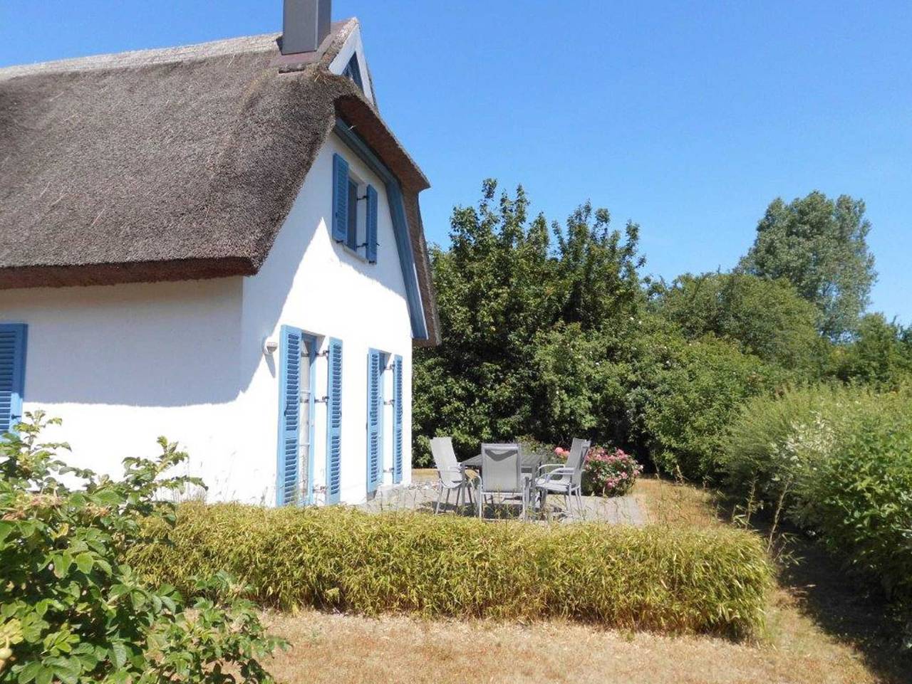 Reetdachhaus Kranich in Ummanz, Rügen
