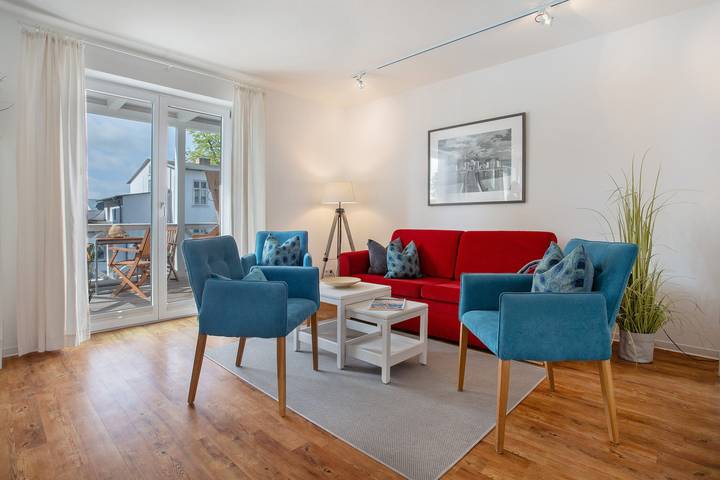 Ferienwohnung für 5 Personen, mit Balkon und Whirlpool sowie Kinderpool und Sauna
