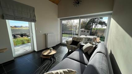 Gîte pour 5 personnes, avec jardin et terrasse, animaux acceptés à Modave