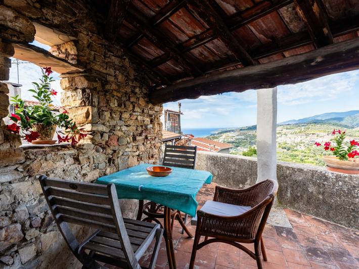 Ferienhaus für 5 Personen, mit Terrasse an der Ligurische Küste