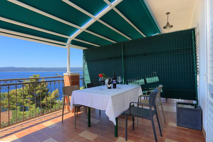 Apartament wakacyjny dla 4 osób, z balkon/ taras w Pisak